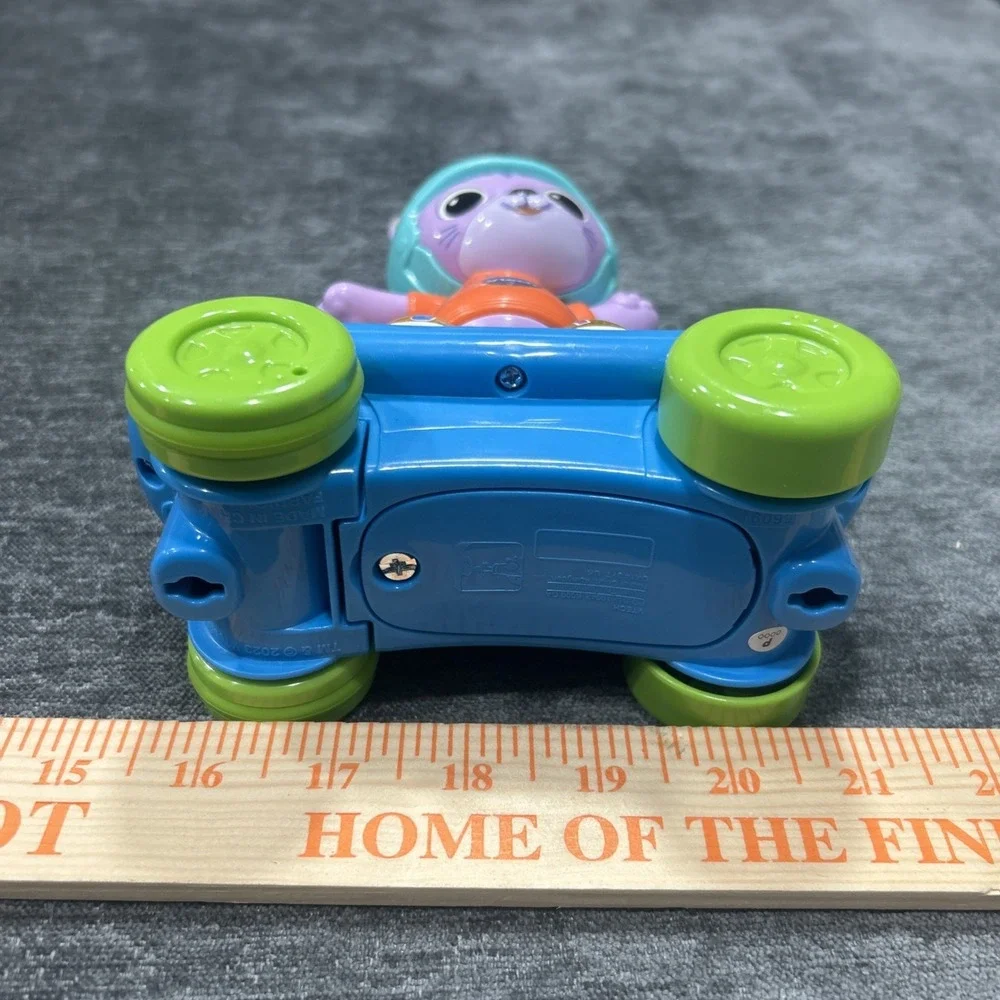 VTech Pull‎ Back Skater Cat Sounds & Lights Numbers Letters Used Tested EUC